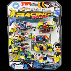 8Pcs Set Racing Pull Back Car