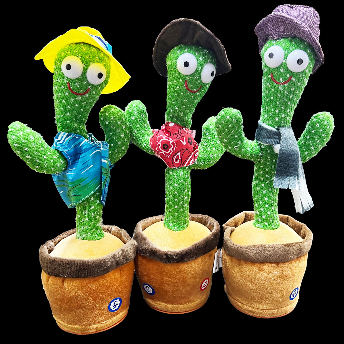 Dancing Mimicking Cactus w/ Light & Music