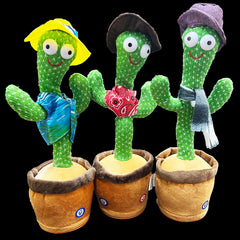 Dancing Mimicking Cactus w/ Light & Music