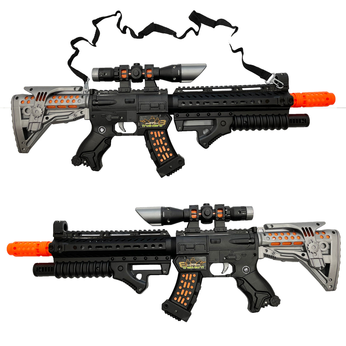 Battery Operated LED Toy Gun w/ music