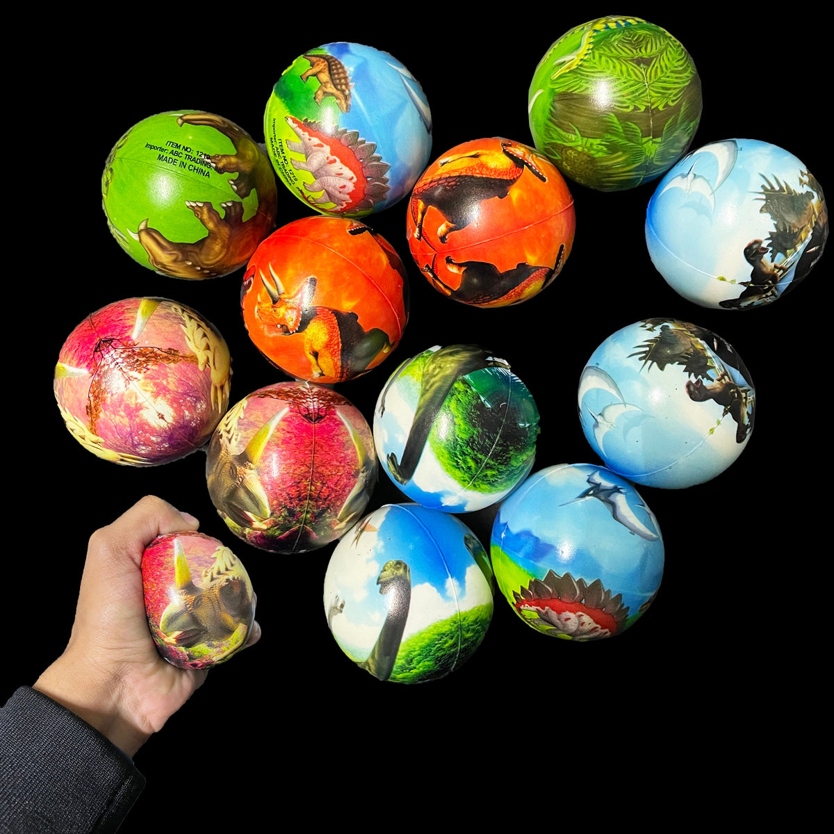 Squeezy Dinosaur 3-inch Ball