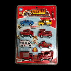 Fireman Pull Back Car