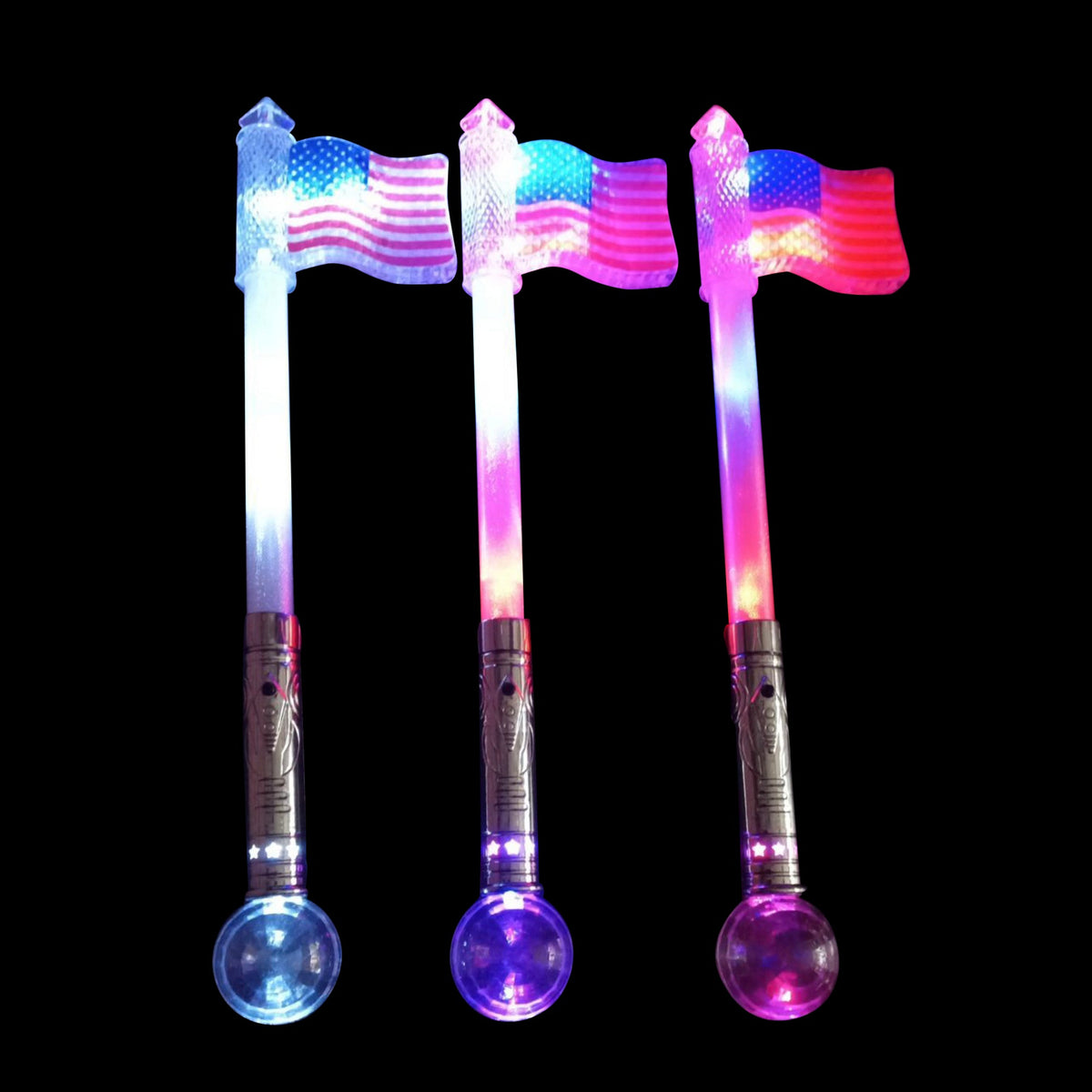 Led American Flag  wand