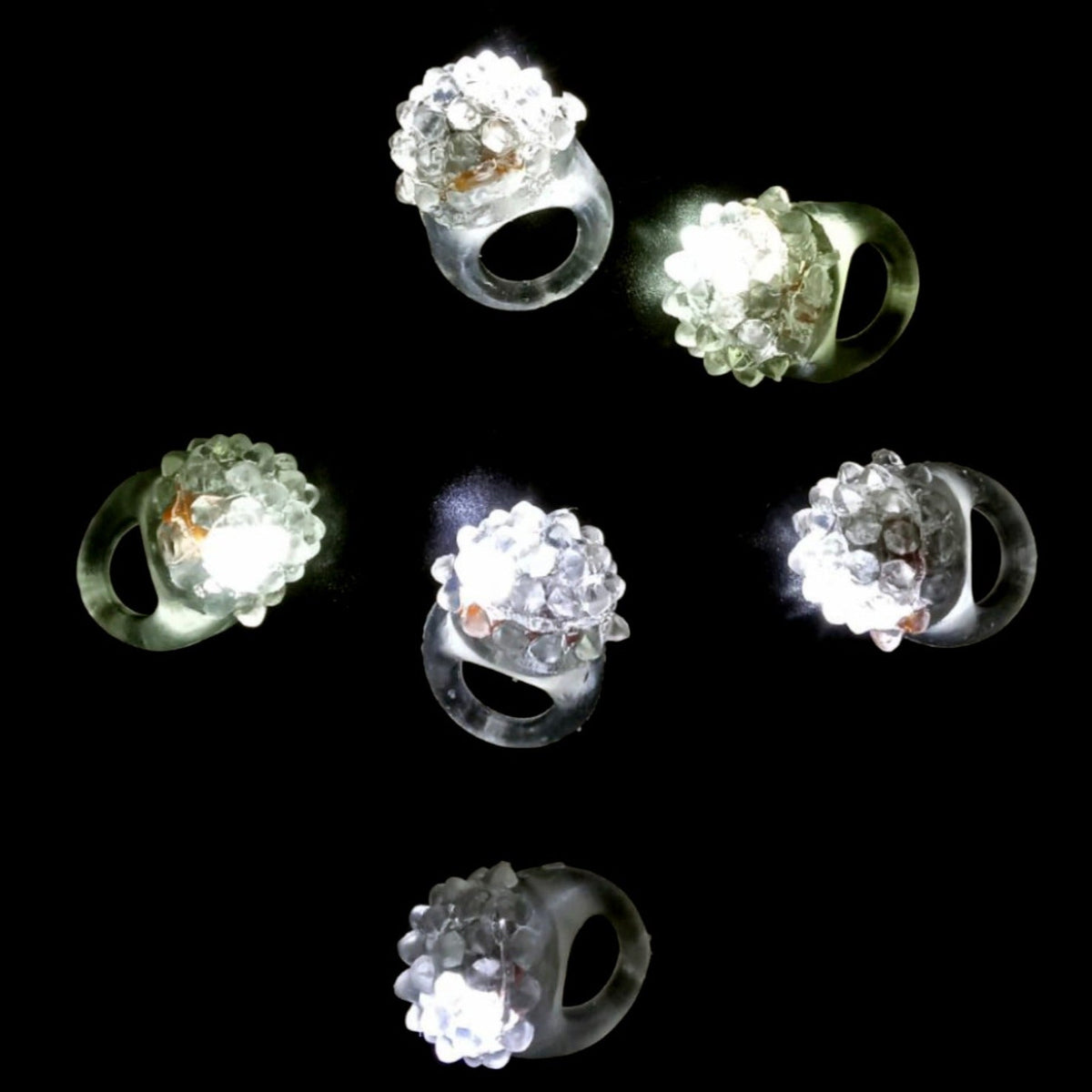 Led Clear Finger Light Up Jelley Ring