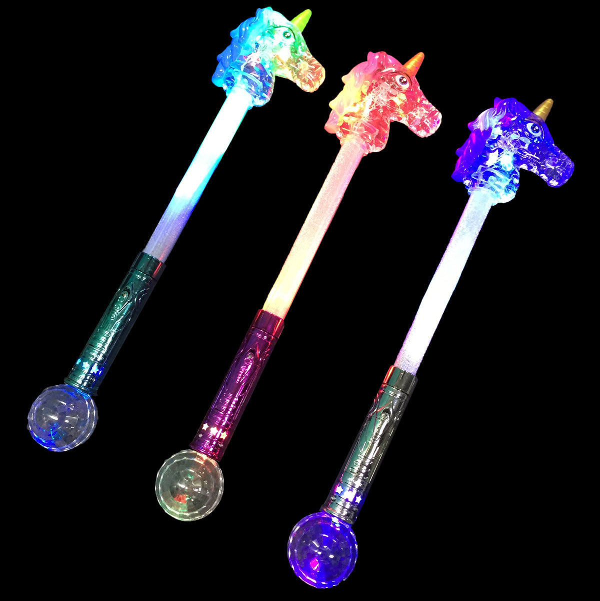 Unicorn Head Light Up Wand