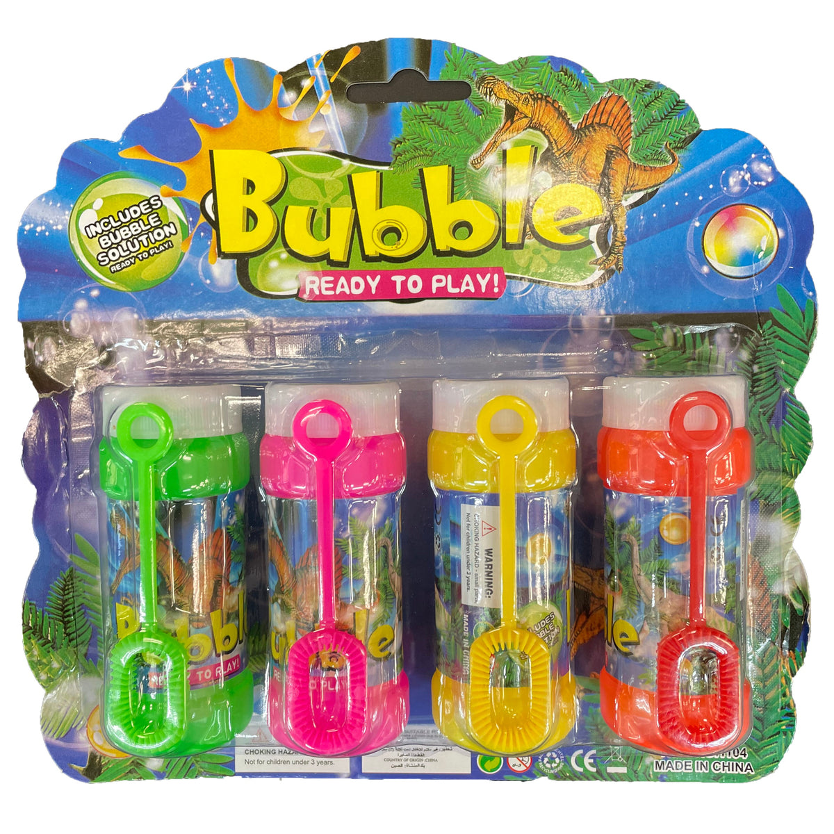4 Pcs Bubble Stick Blower
