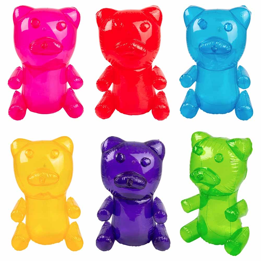 Inflate Yummy Bear Assortment 18" (DZ)