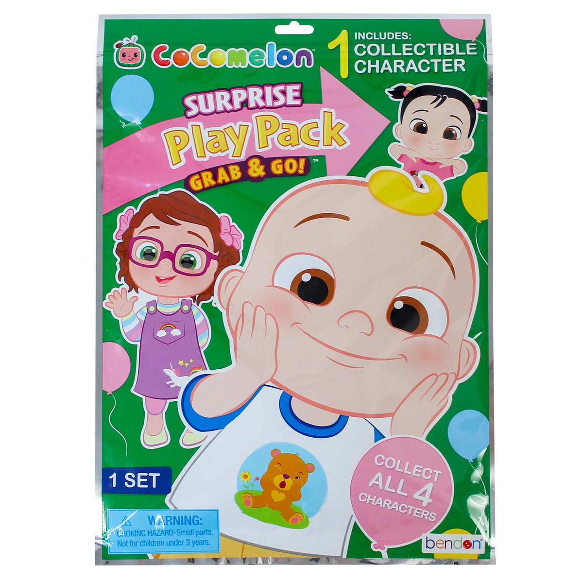 Surprise Play Pack Grab & Go - Cocomelon 14" (EACH)