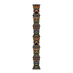 Jointed Tiki Totem Pole 7' (EACH)