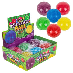 Jumbo Squeezy Bead Ball Assortment 3" (6 PACK)