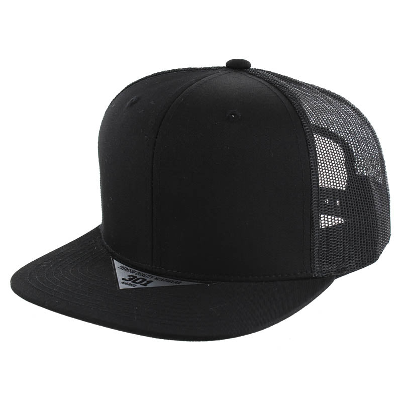 Kamel 301 - 6 Panel Trucker Snapback Cap