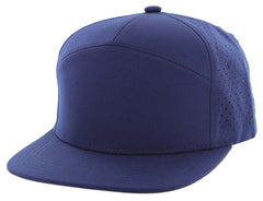 KAMEL 707 7 PANEL Hydro Performance Flat Adjustable Snapback Trucker Cap