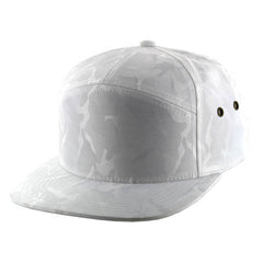 Kamel K707 NYLON CAMO TRUCKER 7 Panel Flat Snapback Mesh Trucker Cap