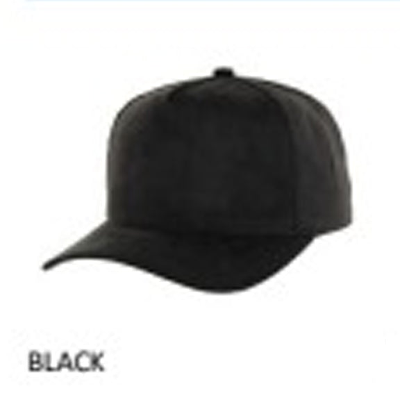 K804SDP KAMEL HIGH CROWN SLIGHT CURVE, 5 PANEL, SUEDE PERFORATED HATS