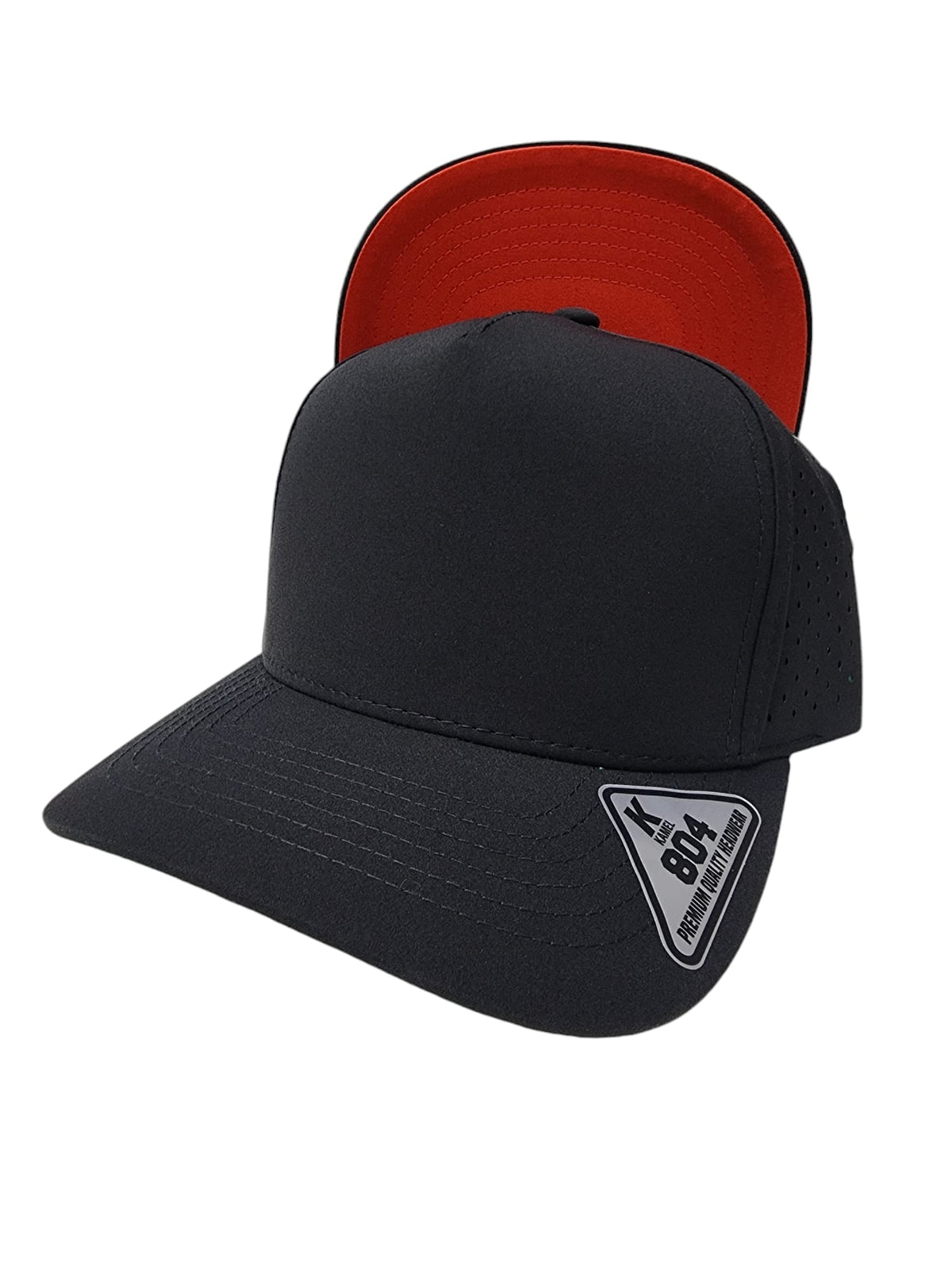 Kamel 804 5 PANEL High Crown Slight Curve Adjustable Snapback Hydro Performance Cap