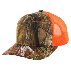 Kamel 815 100% Cotton Hunting Camo Snapback Trucker Cap Slight Curve