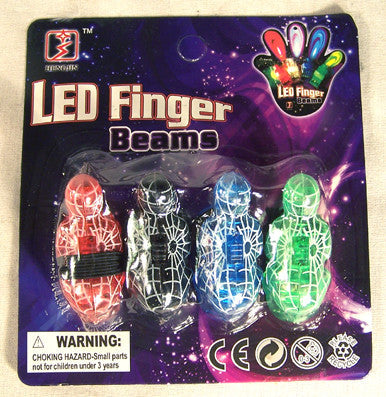 SPIDER LED FINGER LIGHT BEAMS (Sold by the dozen)