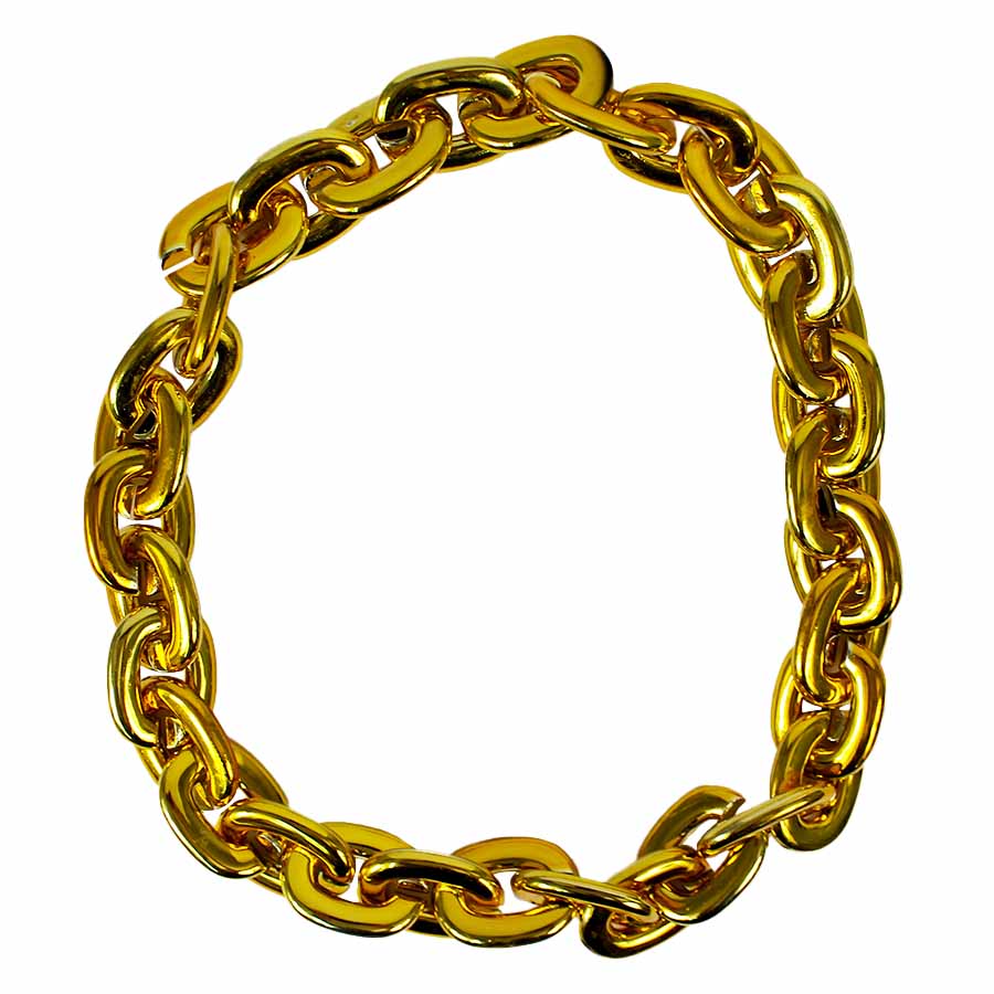 Beads - Jumbo Gold Chain Links 33" (EACH)