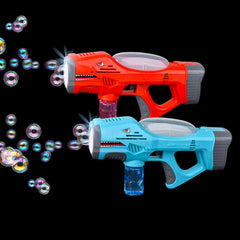 Light Up Bubble Shark Blaster With Sound Assorted 11.25" (EACH)