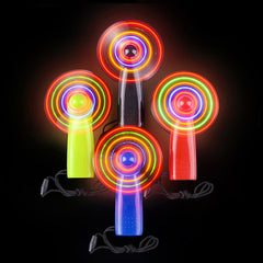 Light Up Fan Necklace Assortment 4" (DZ)