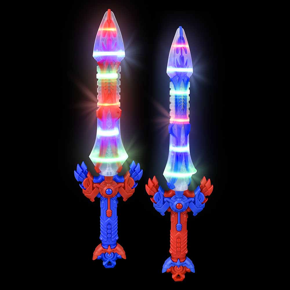 Light Up Spinning Sword Assorted 24.5" (EACH)