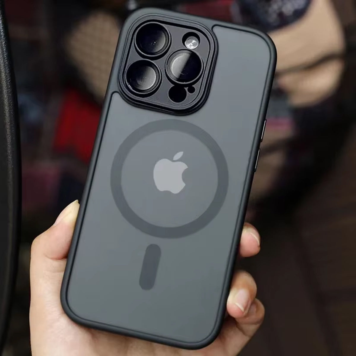 Magnetic Luxury Matte Translucent Case For iPhone