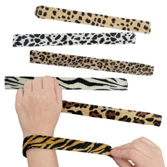 Slap Bracelet Assortment - Animal Print 9.5" (DZ)