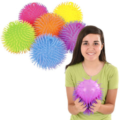 Pom Pom Two-Tone Puffer Ball Assorted 9" (EACH)