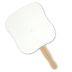 White Paddle Fans 8" (10 PACK)