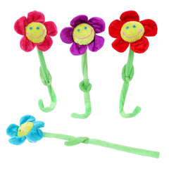 Plush Bendable Stem Flower Assortment 13" (DZ)