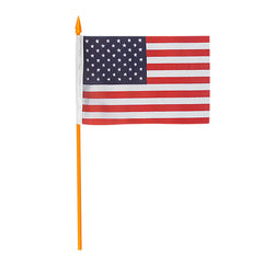 American Flags - Poly 4" x 6" (Import) (DZ)