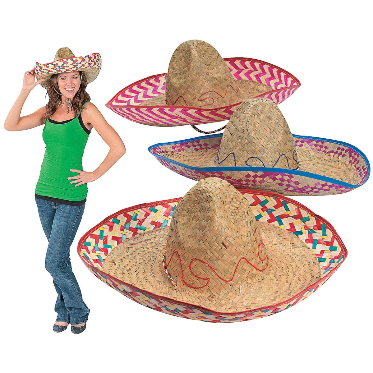 Mexican Sombrero Assorted 24" (EACH)