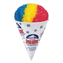 Snow Cone Paper Cones 6 oz (200 PACK)