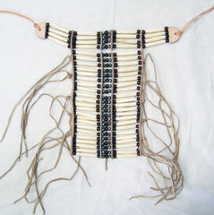 MEDIUM  INDIAN STYLE BUFFALO BONE BREAST CHEST PLATE  ( sold by the piece / color )