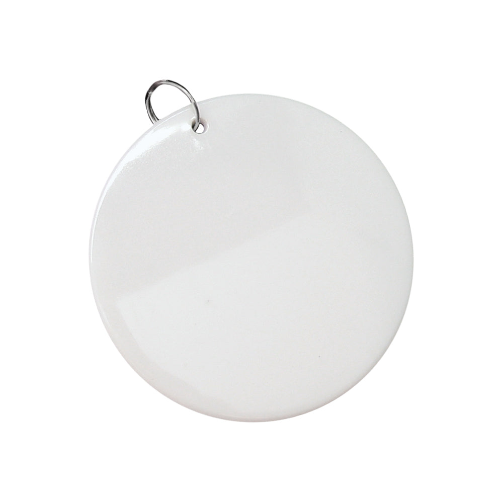 Blank Plastic Medallion For Beads 2.5" (DZ)