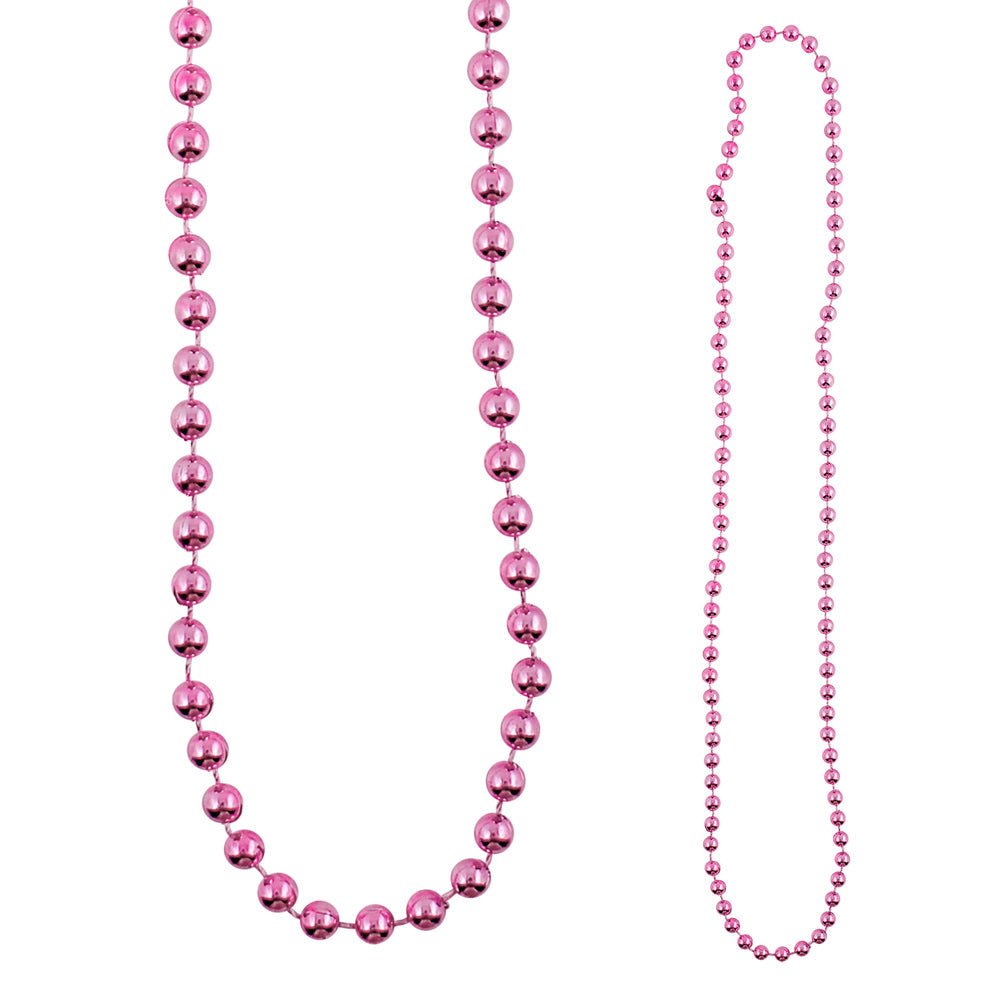 Beads - Light Pink Round 7mm Premium Grade A 33" (144 PACK)