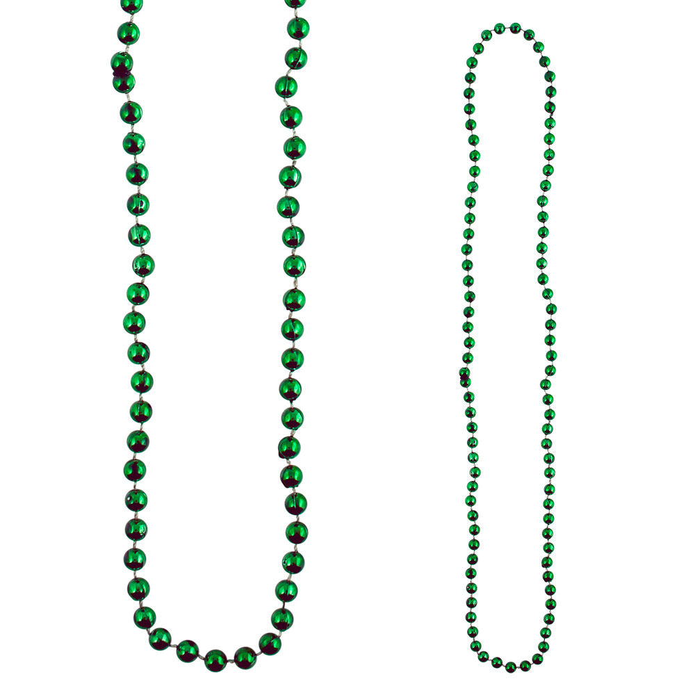Beads - Green Round 7mm Premium Grade A 33" (144 PACK)