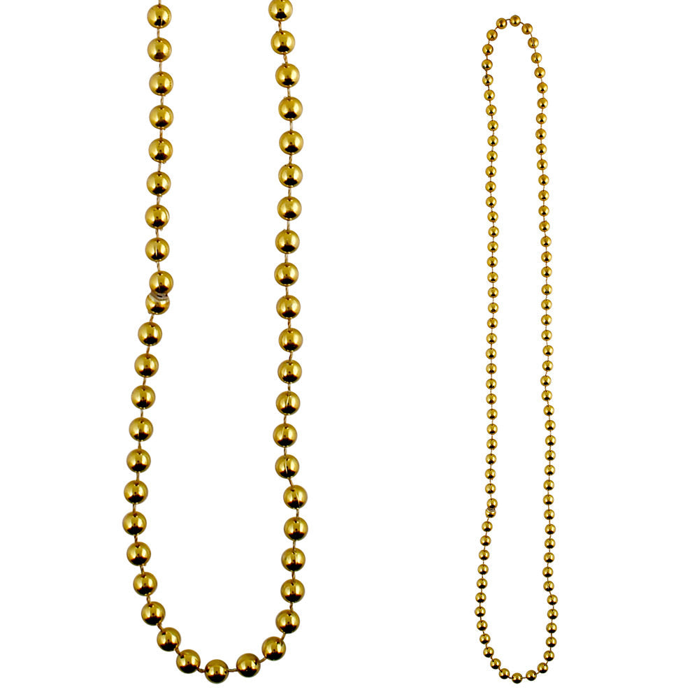 Beads - Gold Round 7mm Premium Grade A 33" (144 PACK)