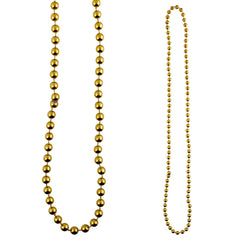 Beads - Gold Round 7mm Premium Grade A 33" (144 PACK)