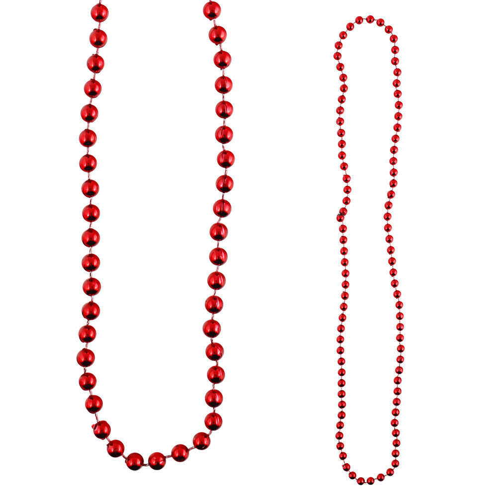 Beads - Red Round 7mm Premium Grade A 33"(144 PACK)