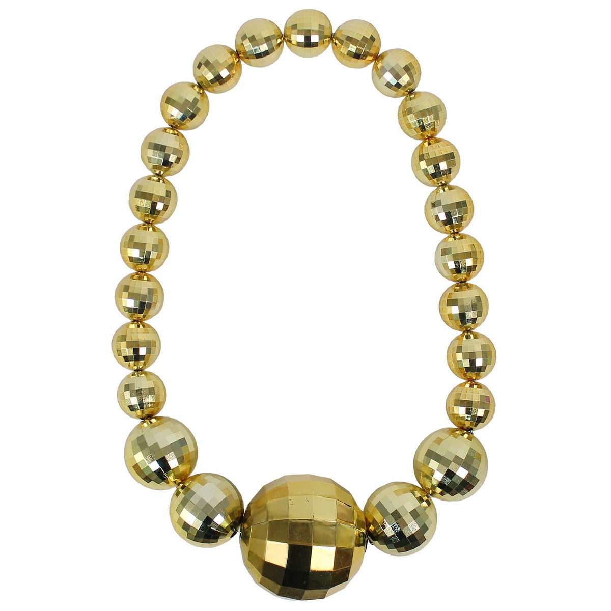 Beads - Jumbo 40-100mm Gold Globes 36" (EACH)