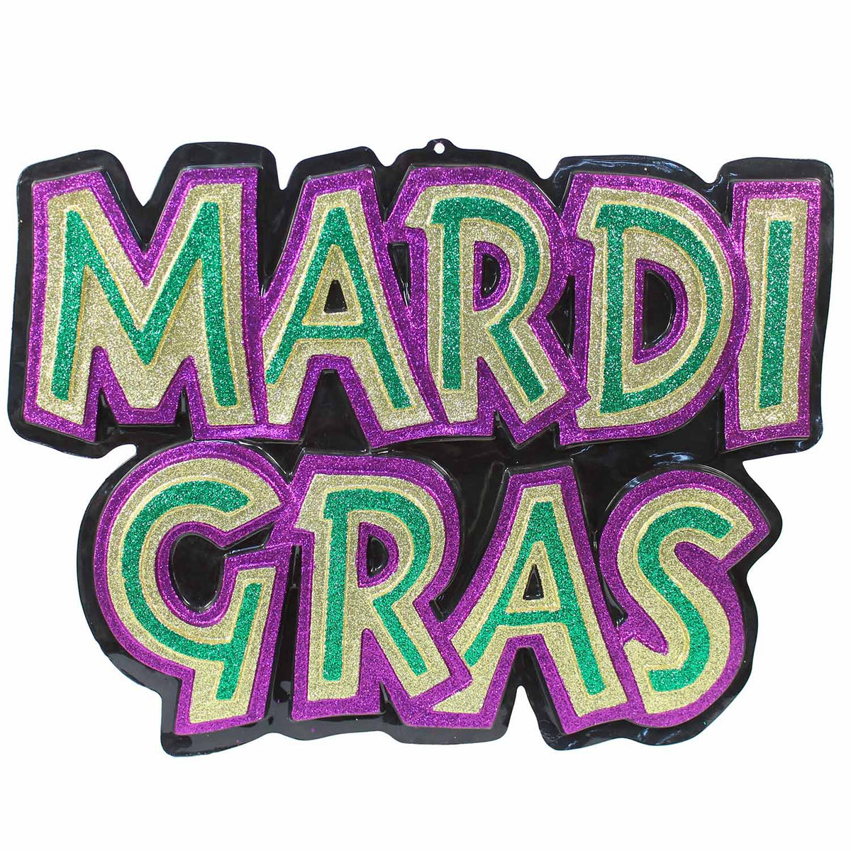 Mardi Gras Wall Plaque 28" (Local Pickup Only) (EACH)