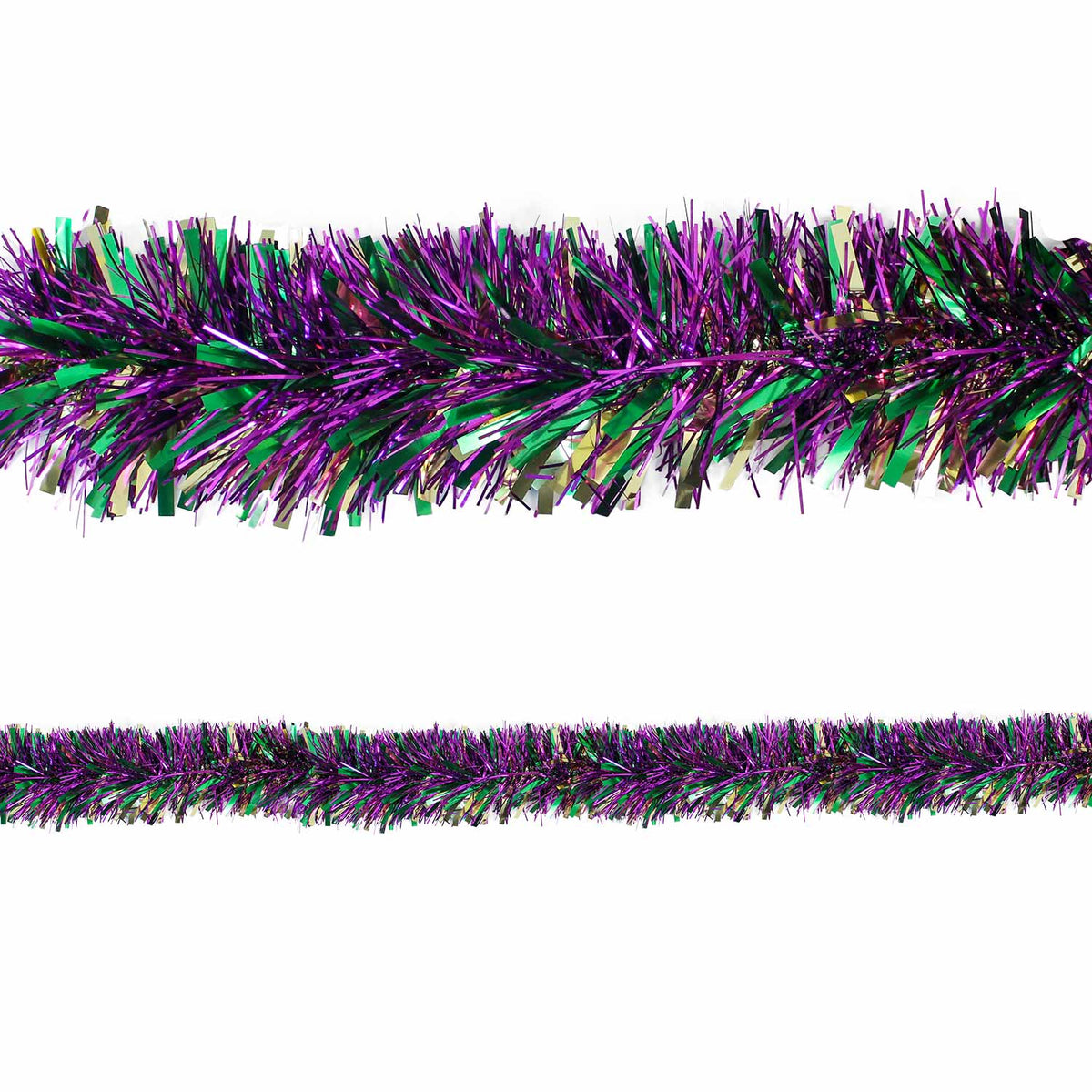 Mardi Gras Tinsel Garland 5" x 12' (EACH)