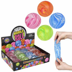 Marble Squeezy Sugar Ball Assortment 2.4" (DZ)