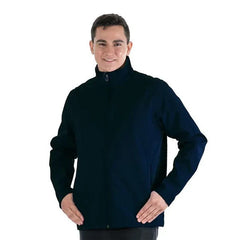 Men's core soft shell jacket with zipper pockets