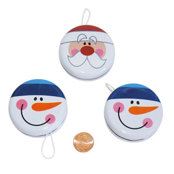 Metal Holiday Yo-yo's (12/package) 54?› each