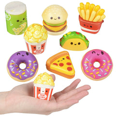Micro Squish Fun Food Assortment 1.5" - 2.25" (24 PACK)