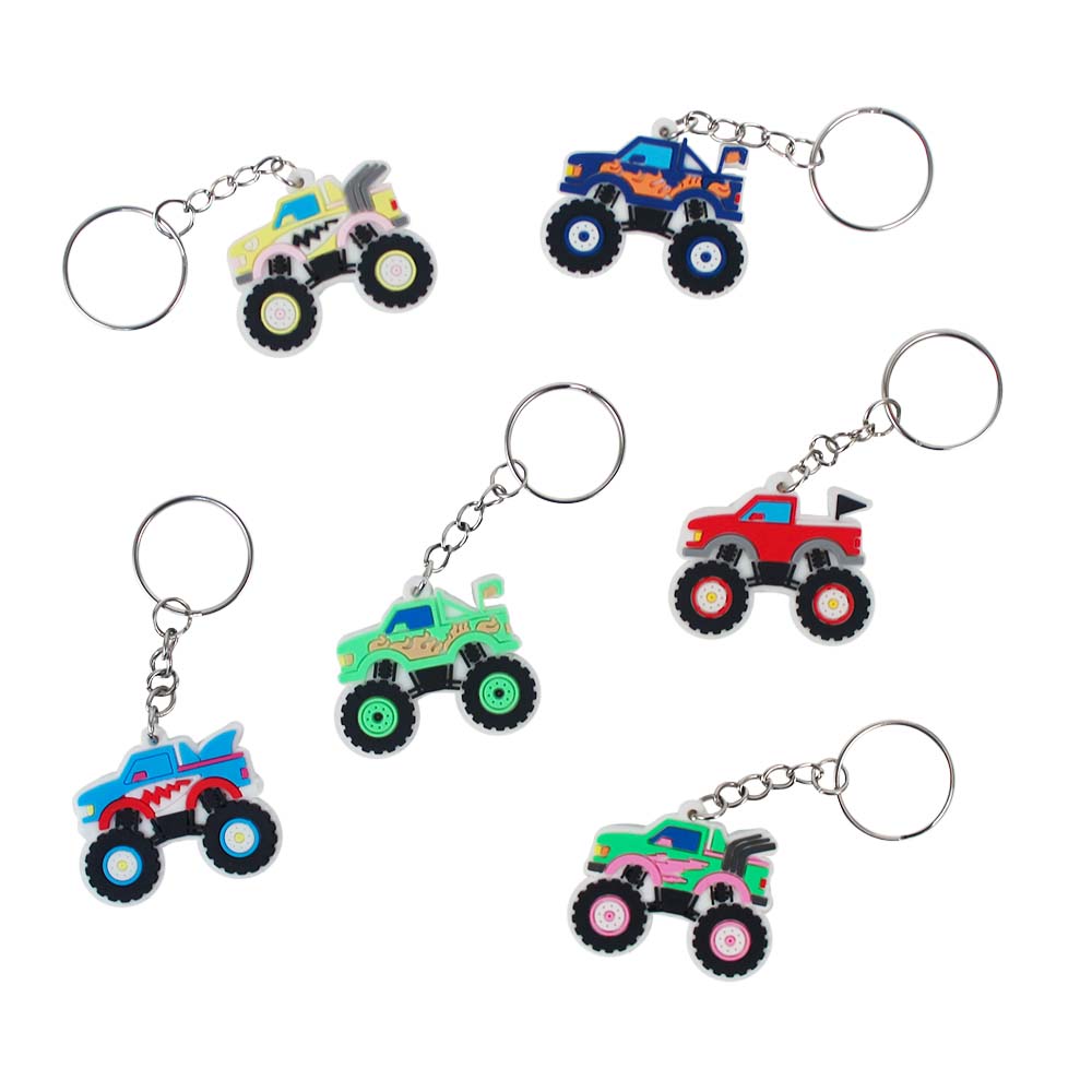 Monster Truck Keychain Assortment 1.5" (100 PACK)