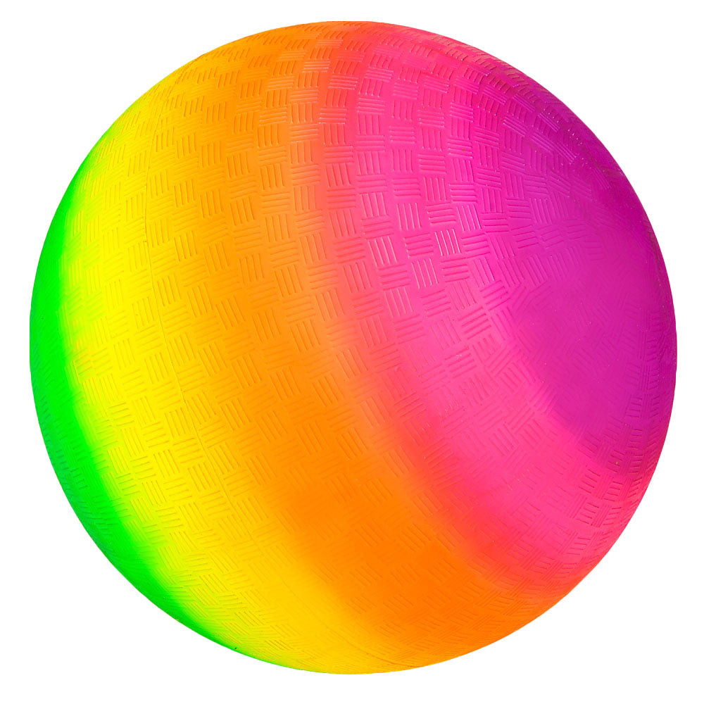 Rainbow Lightweight Rubber Ball 16" (EACH)