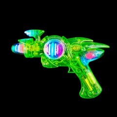 Light Up Spin Blaster With Sound 11" (EACH)